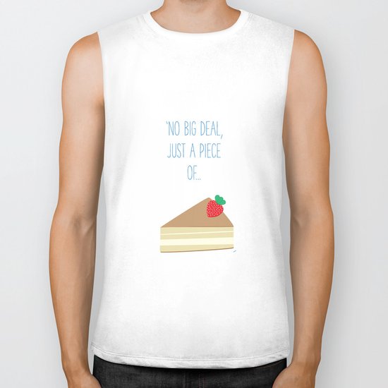 'Just piece of cake!' Biker Tank