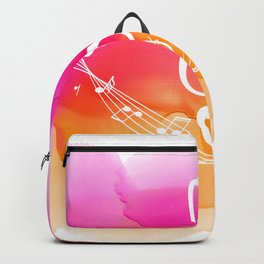 Watercolor, Musical Notes, watercolor t-shirt, watercolor sticker Backpack