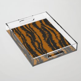 Tiger Stripes - Brown Acrylic Tray