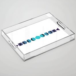 Polyhedral Dice Phases Acrylic Tray