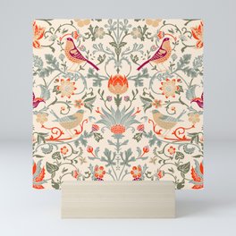 Birdsong Creme Larger Pattern Mini Art Print