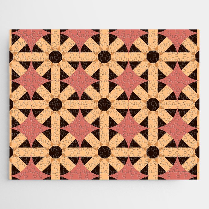 Abstract modern seamless geometric pattern Jigsaw Puzzle