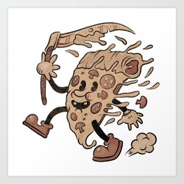 Pizza Killer Art Print