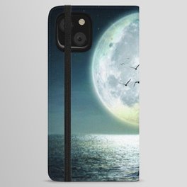 Full Moon iPhone Wallet Case