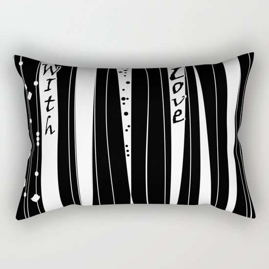 With love . Rectangular Pillow