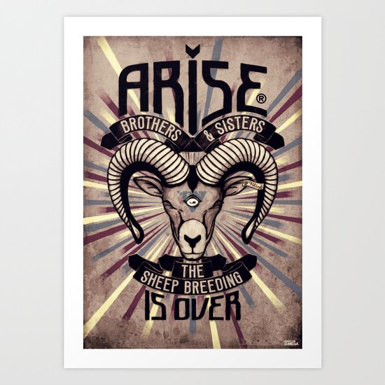 end of sheep breeding (variant) Art Print