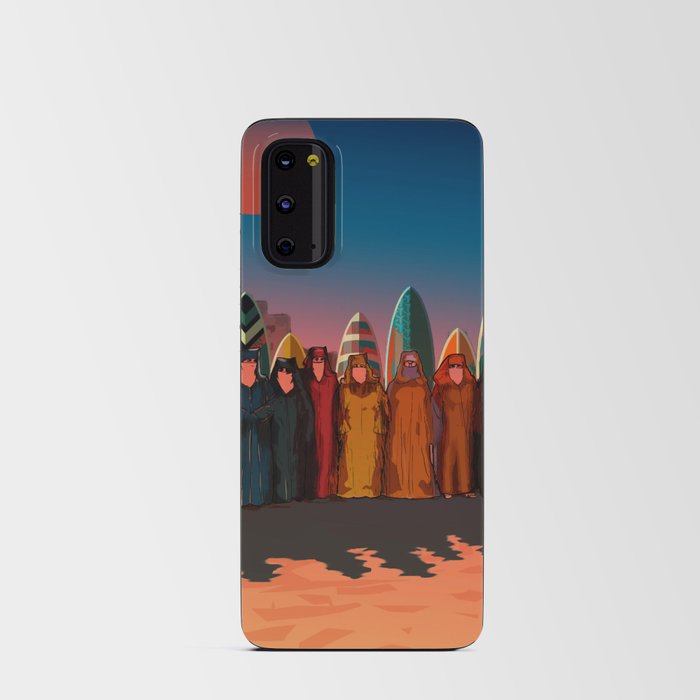 berber's surfers Android Card Case