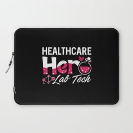 Healthcare Hero Lab Tech Laboratory Technician Laptop Sleeve