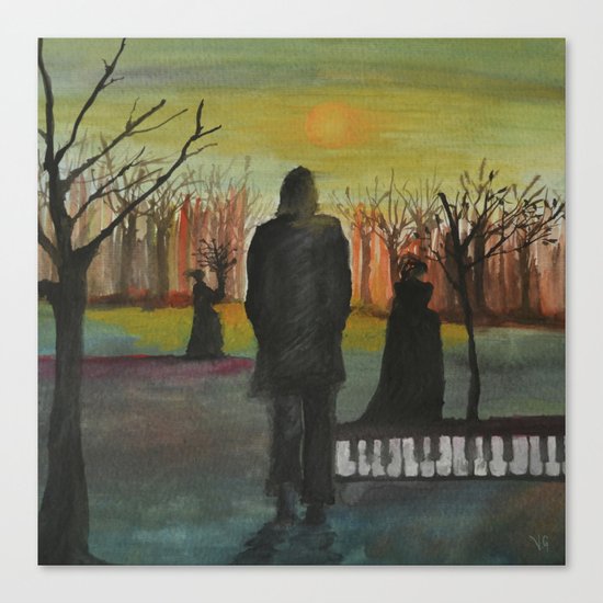 Track 2: The path of the righteous man. Canvas Print