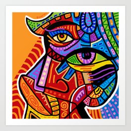 Picasso art Style Cubism #1 Art Print | Painting, Digital, Art, Cubism, Picasso, Digitalart 