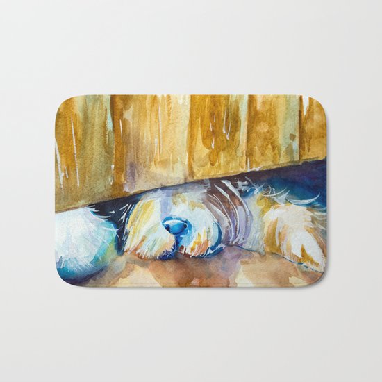 who is there? Bath Mat