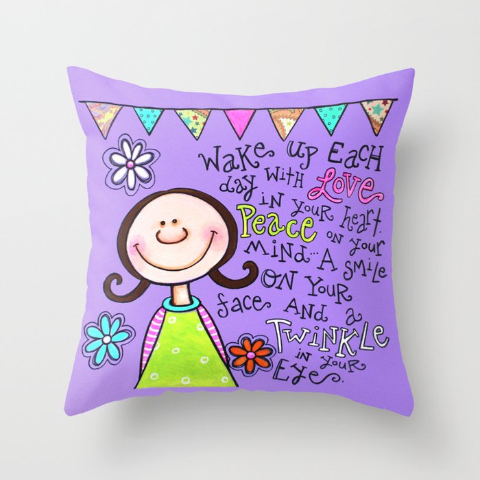 Twinkle in Your Eye Throw Pillow