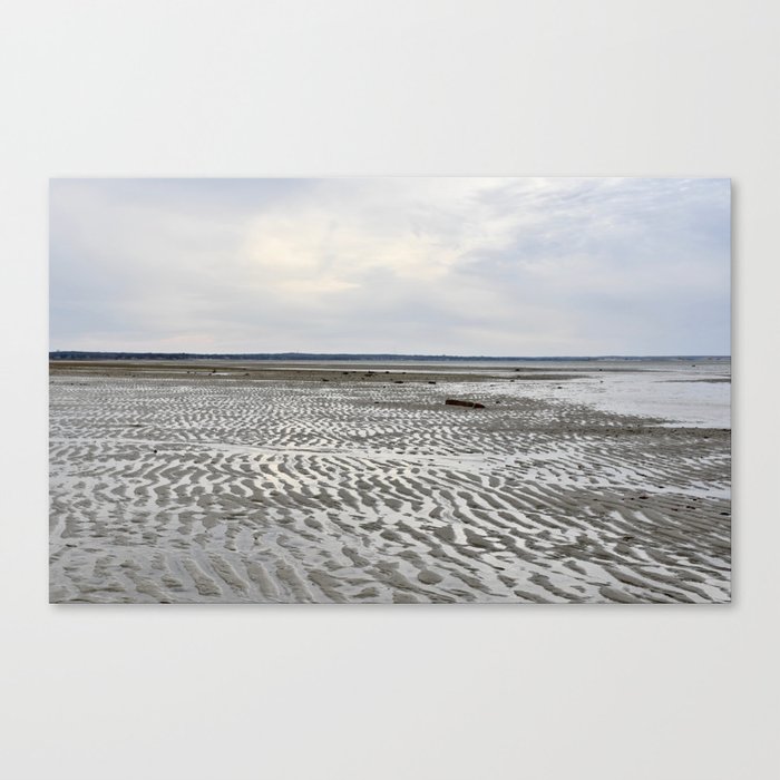 Sand flats Canvas Print