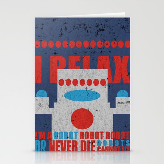 Robots Never Die Stationery Cards
