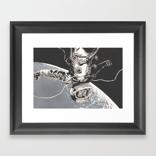 Gravity Framed Art Print