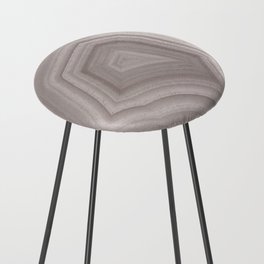 Gray Agate Rock Counter Stool