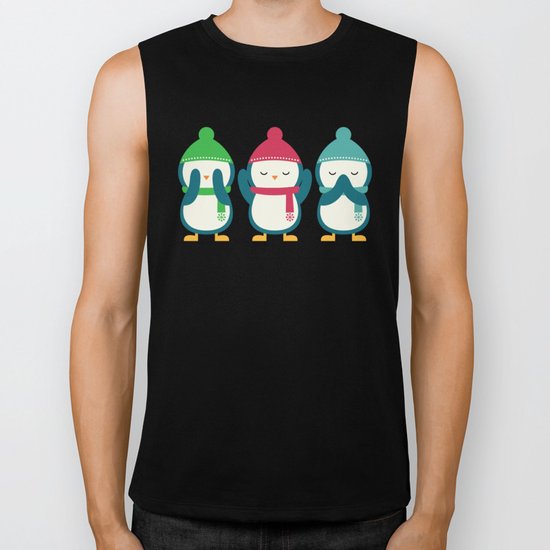No Evil In Holiday Biker Tank