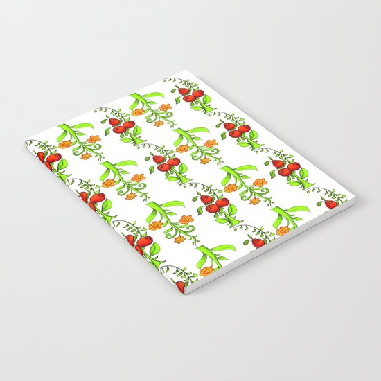 bright trees and fruits Notebook