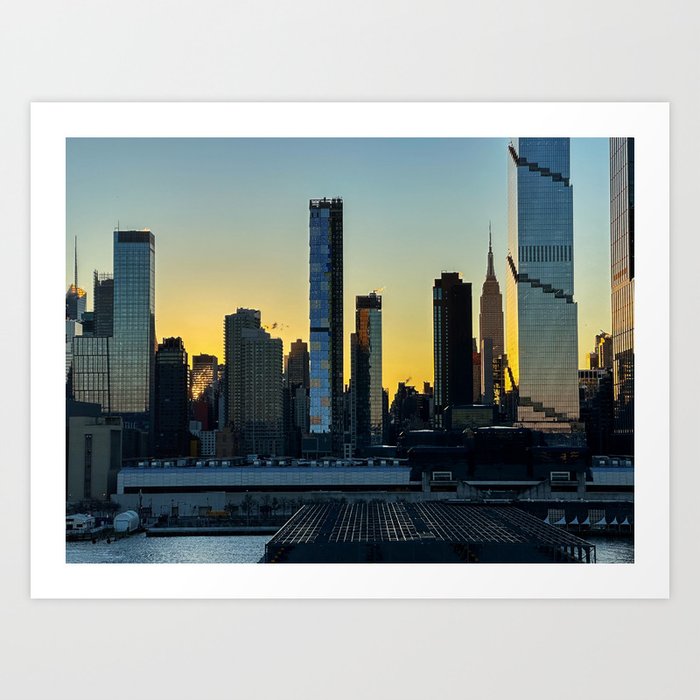 Empire State Building at Sunrise (3) Art Print