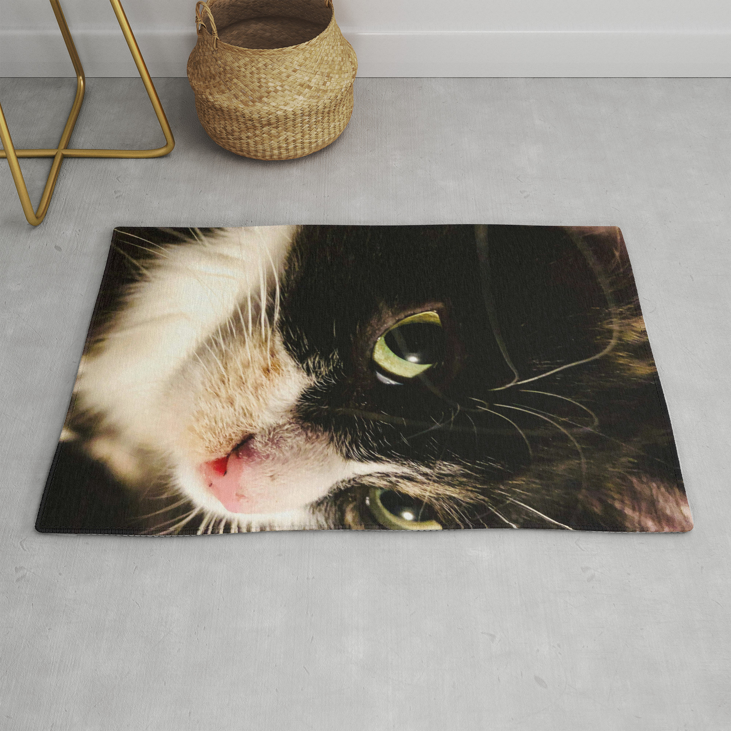 Cat On A Hot Tin Roof Rug By Kplagg Society6
