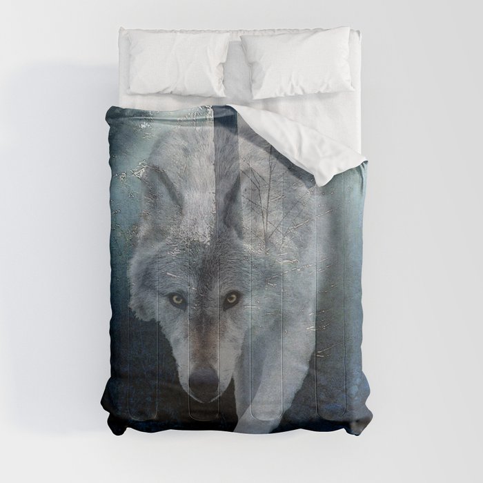 The Gathering - Wolf and Eagle Comforter