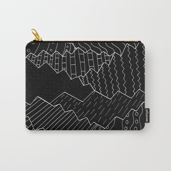 The black and white mountains Carry-All Pouch