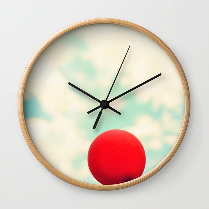 Nowhere To Go But Up Wall Clock