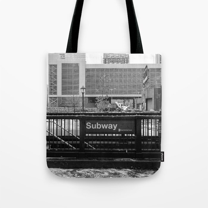 New York City | Black and White Street Photography in NYC Tote Bag