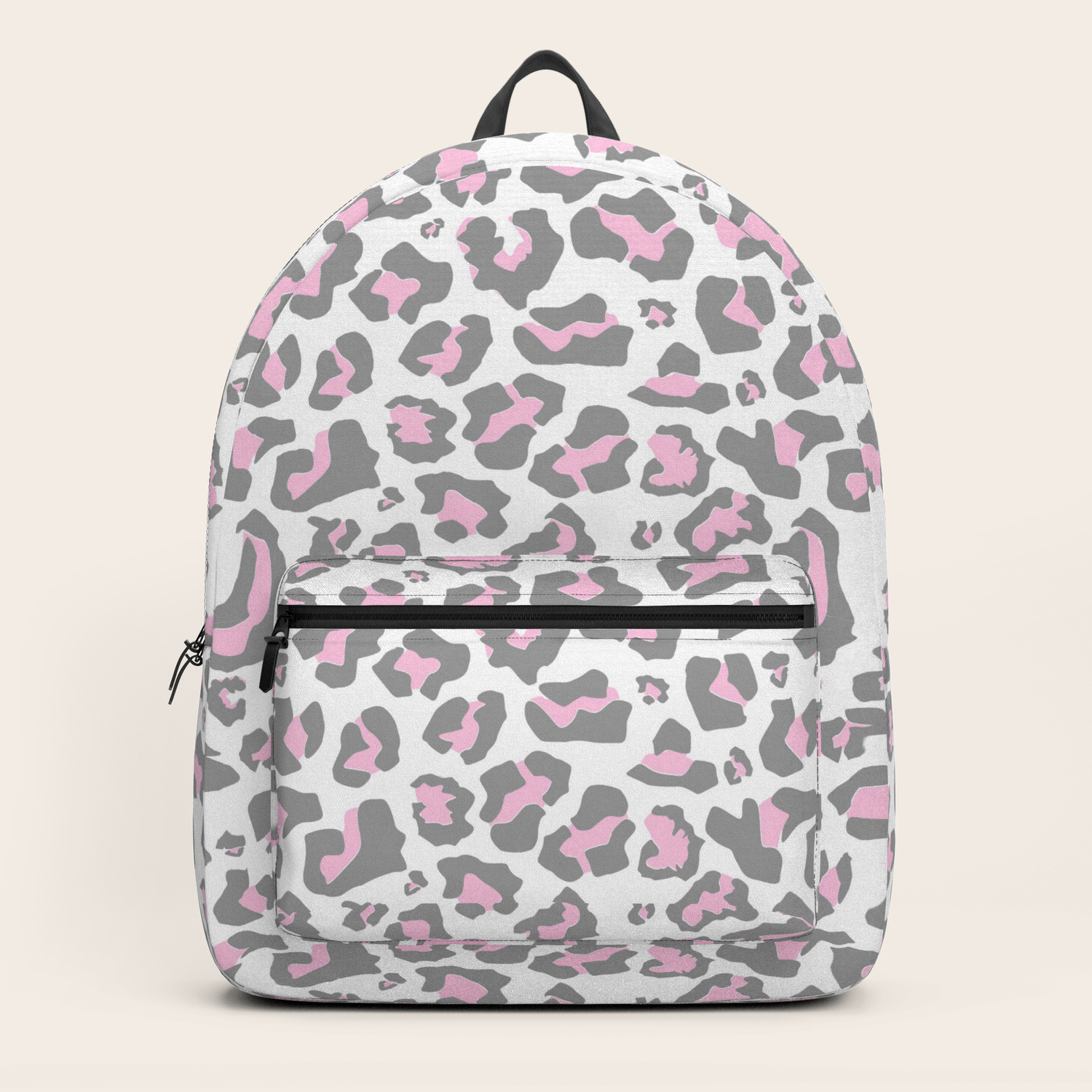 cheetah print pink backpack