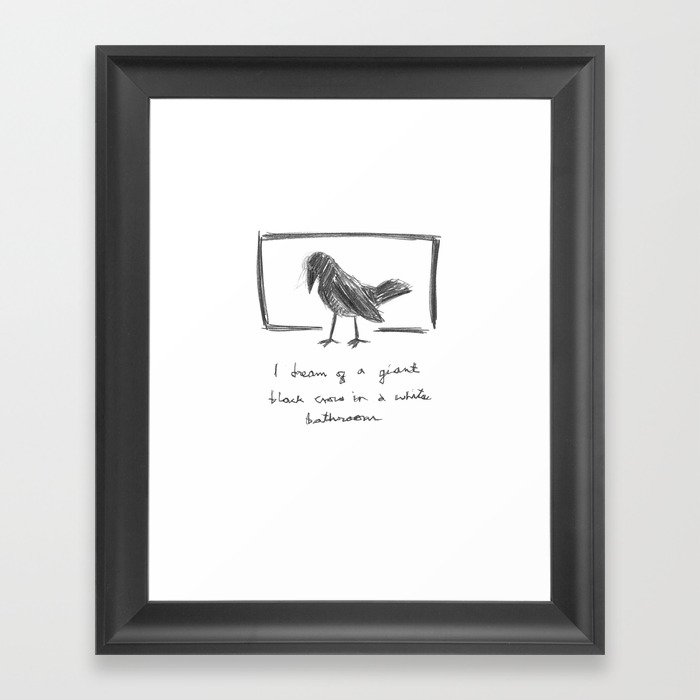Crow Framed Art Print