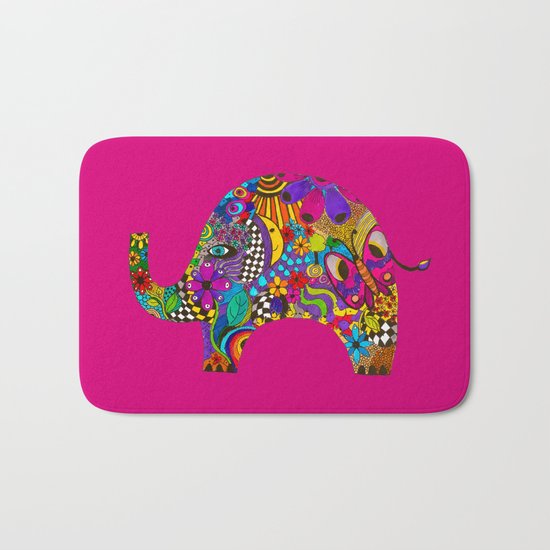 PINK ELEPHANT Bath Mat