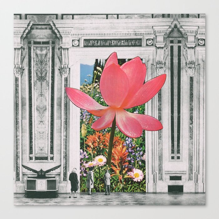 Magic Lotus Flower Canvas Wall Art Picture Print