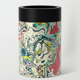 Abstract Marble Painting Can Cooler