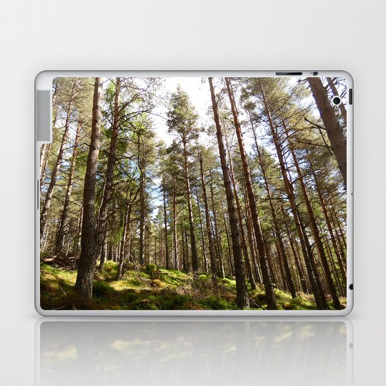 Pine Forest in the Scottish Highlands  Laptop & iPad Skin