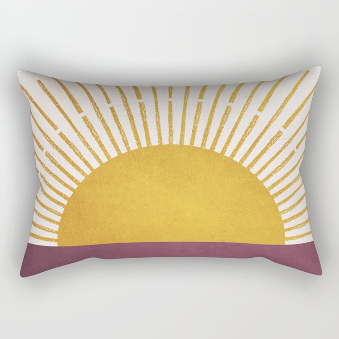 Marsala Sunset Rectangular Pillow