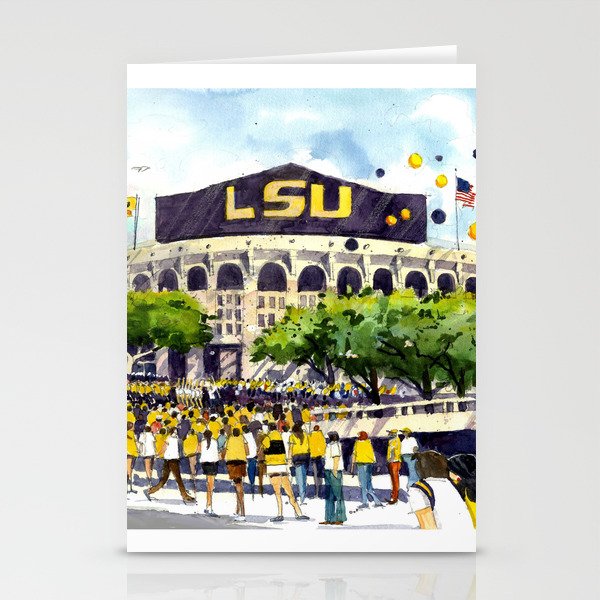 LSU Game Day Water Bottle by James Richards