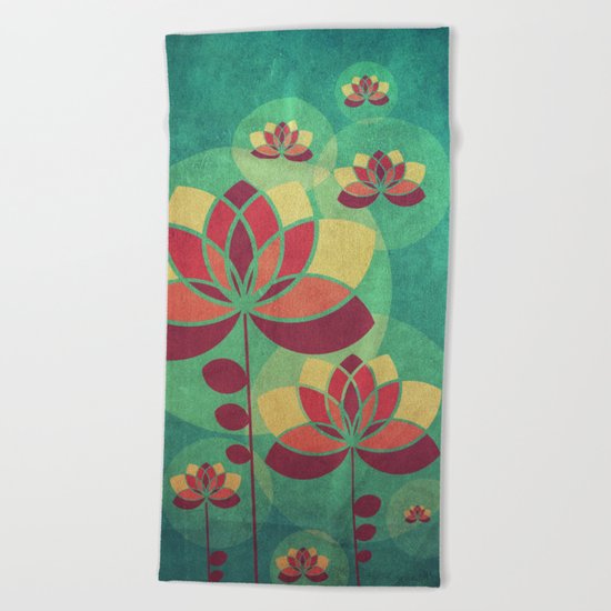 Fall is here II Beach Towel