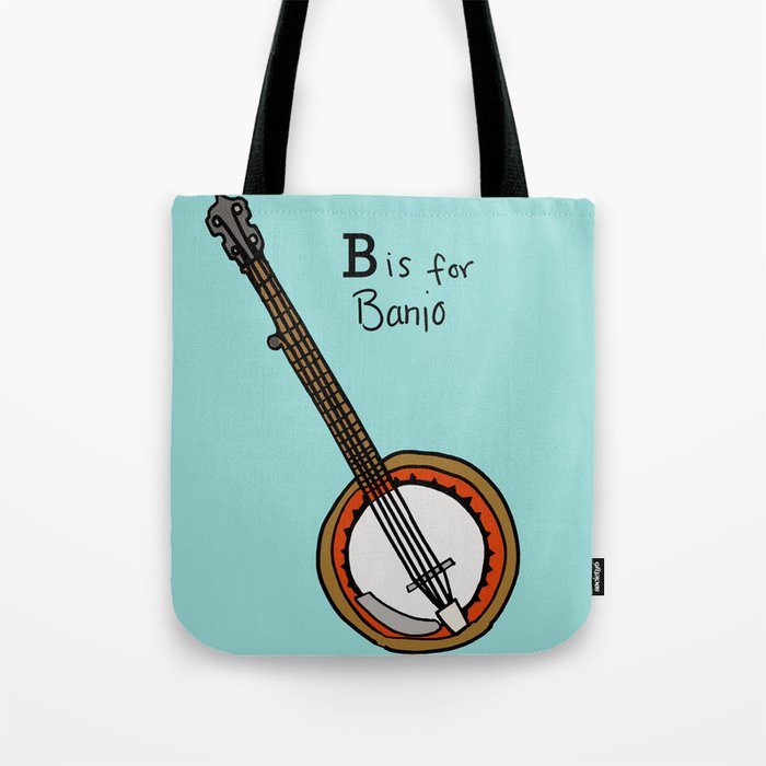 B is for Banjo  Tote Bag