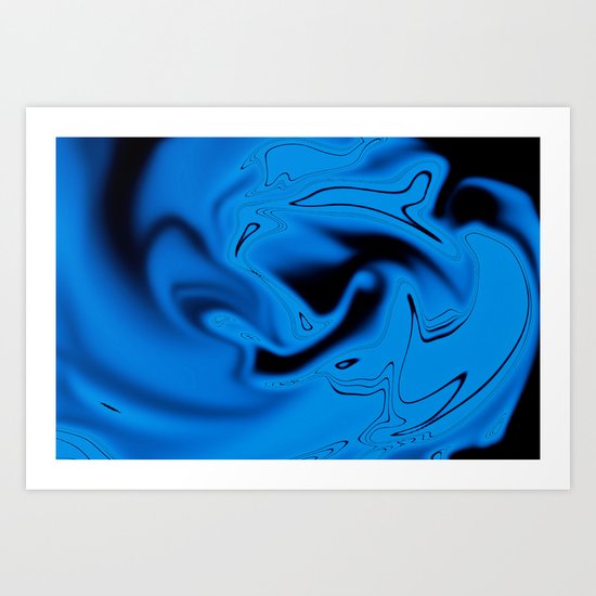 Simply Blue Art Print