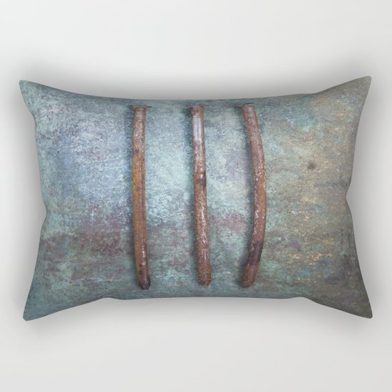 Three Nails Rectangular Pillow