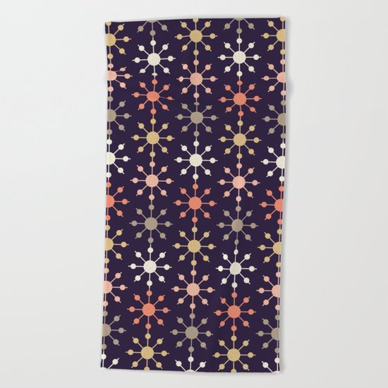 Snowflakes Beach Towel