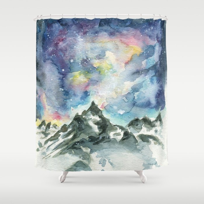 Matterhorn Mountain Shower Curtain