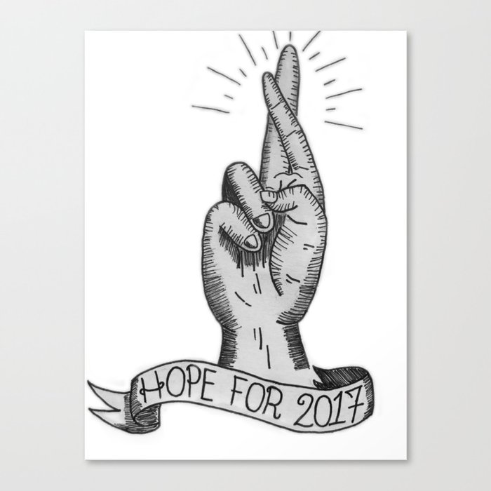 Hope for 2017 Canvas Print