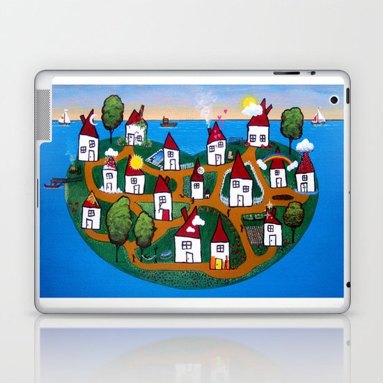 Dream House Island Laptop & iPad Skin