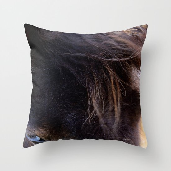 Old Blue Eyes Throw Pillow