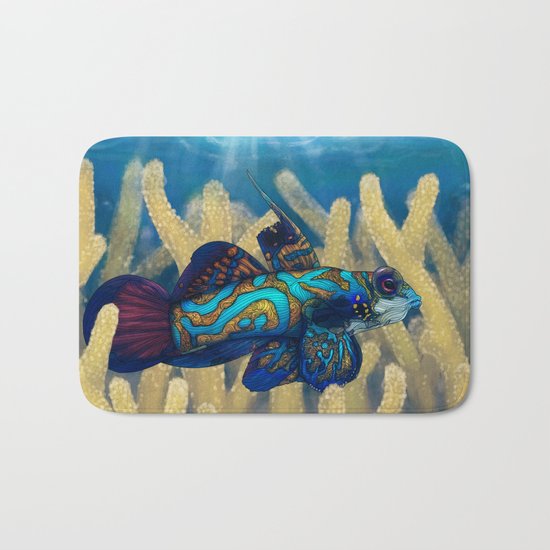 Mandarinfish Bath Mat