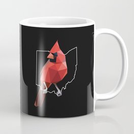 Ohio - Northern Cardinal (Black) Coffee Mug