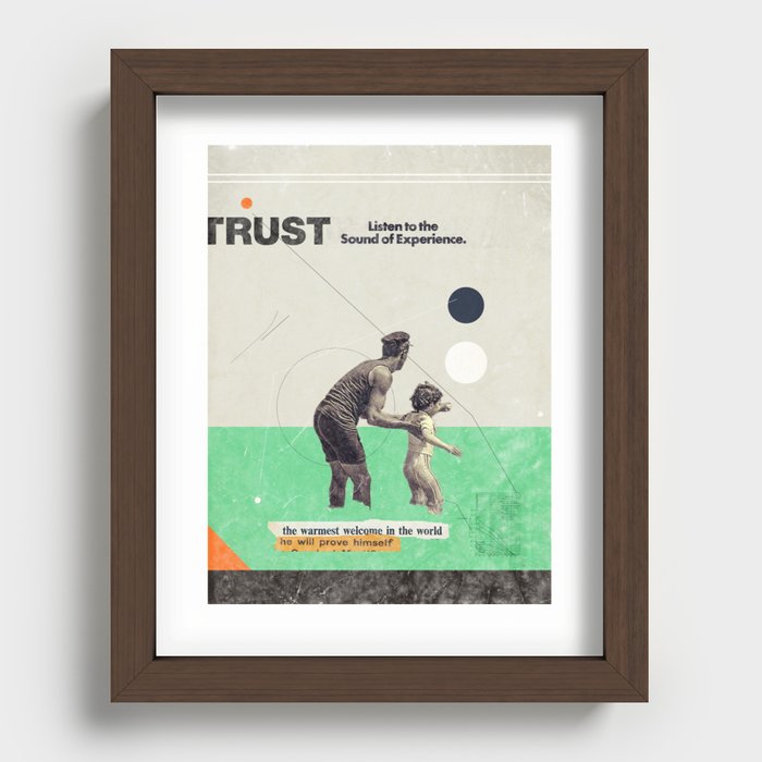 Trust Recessed Framed Print