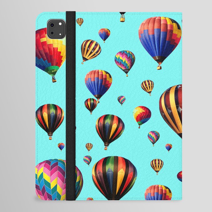 Colorful Hot Air Balloons iPad Folio Case