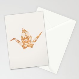 Origami crane Stationery Cards